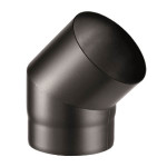 Curva 45 º Em Ferro Preto, Diâmetro: 180 MM, Espessura 2 MM